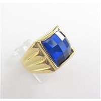 Ring Damiata Gioielli Man in Yellow Gold Quarzo idrotermale 2155/102/3 - 2155/102/3
